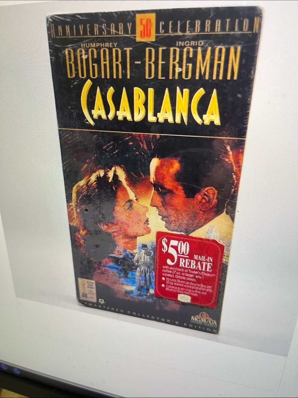 Casablanca Anniversary Edition DVD - Black and Yellow